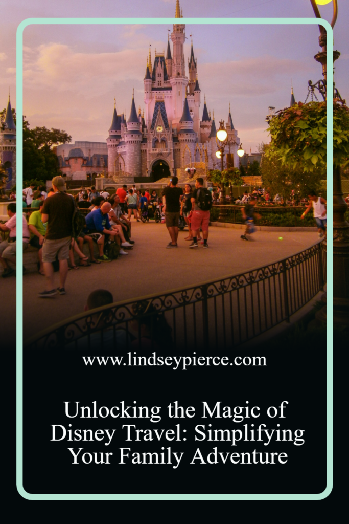 Walt Disney travel castle with tips on planning Pinterest